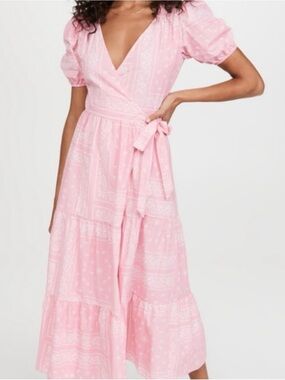 Never Fully Dressed Pink Bandana Dress